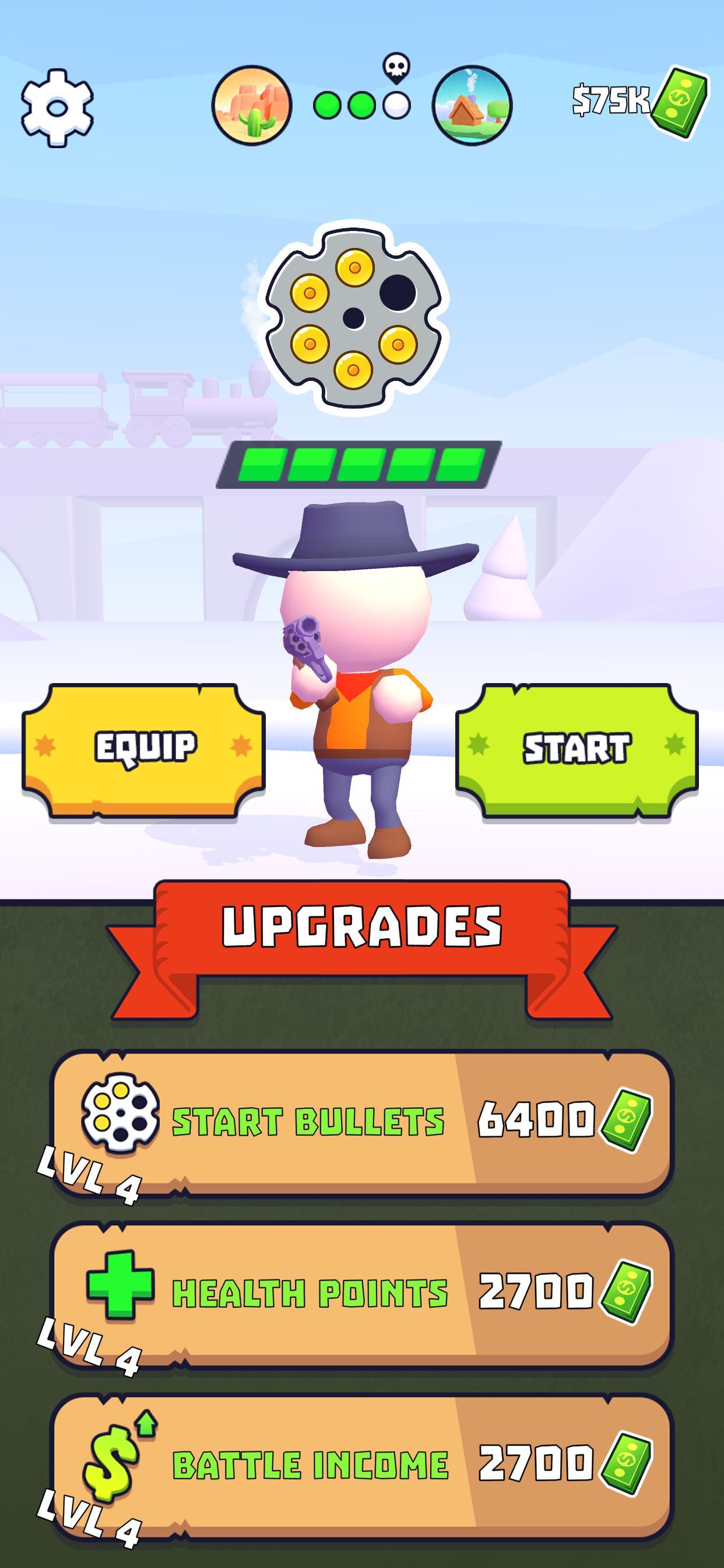 Gunfight Match Game Screenshot