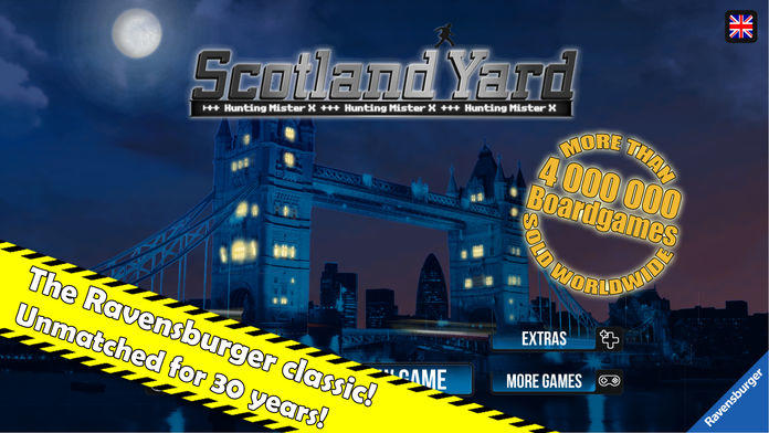 Scotland Yard ゲームのスクリーンショット