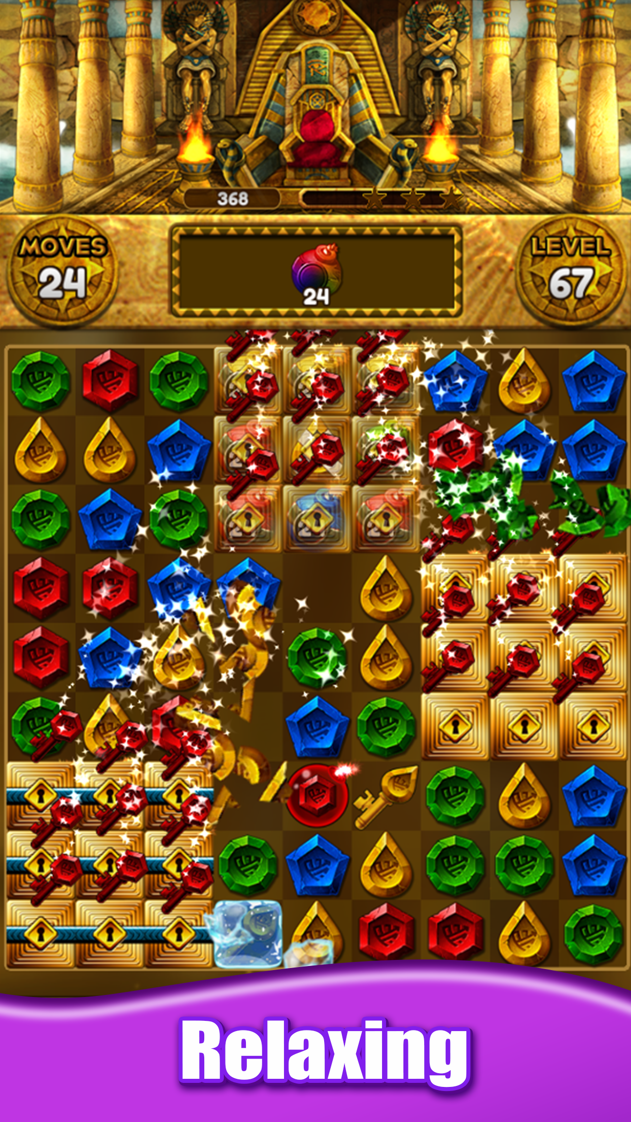 Jewel Queen: Puzzle & Magic Game Screenshot