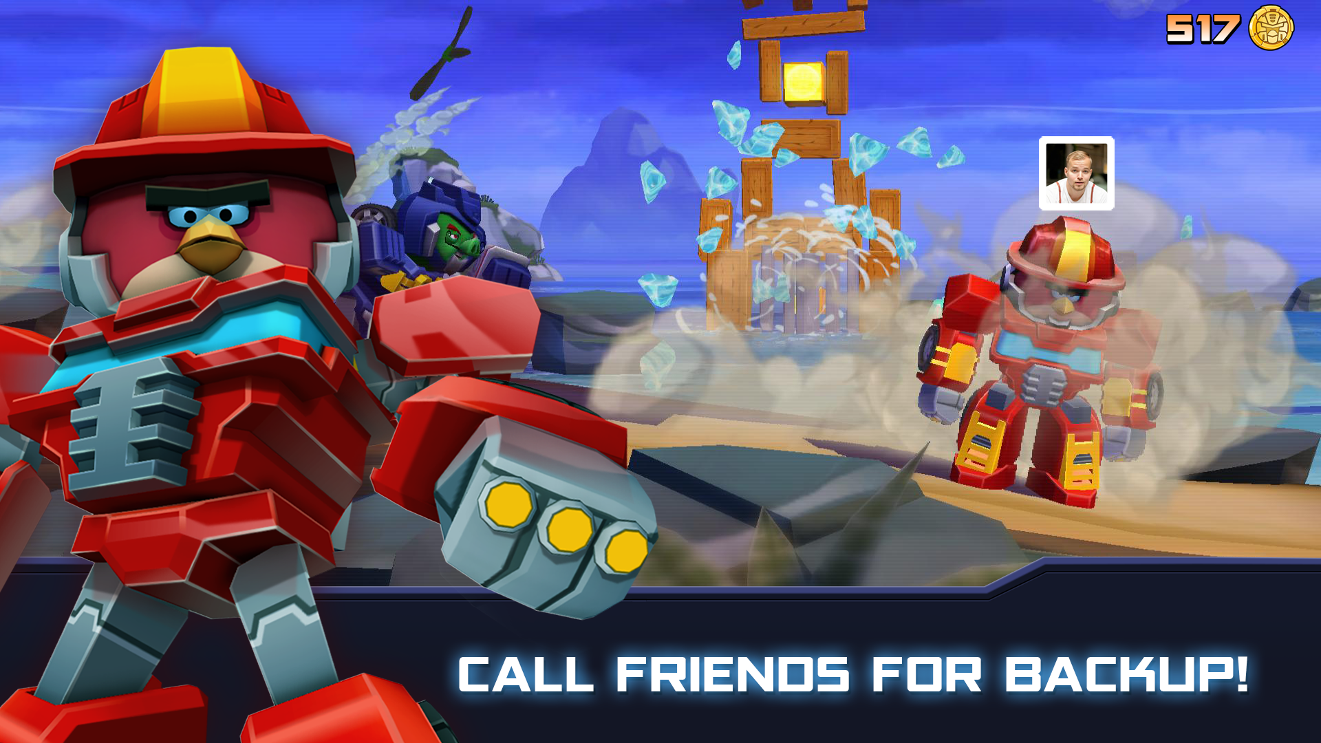 Angry Birds Transformers ภาพหน้าจอเกม