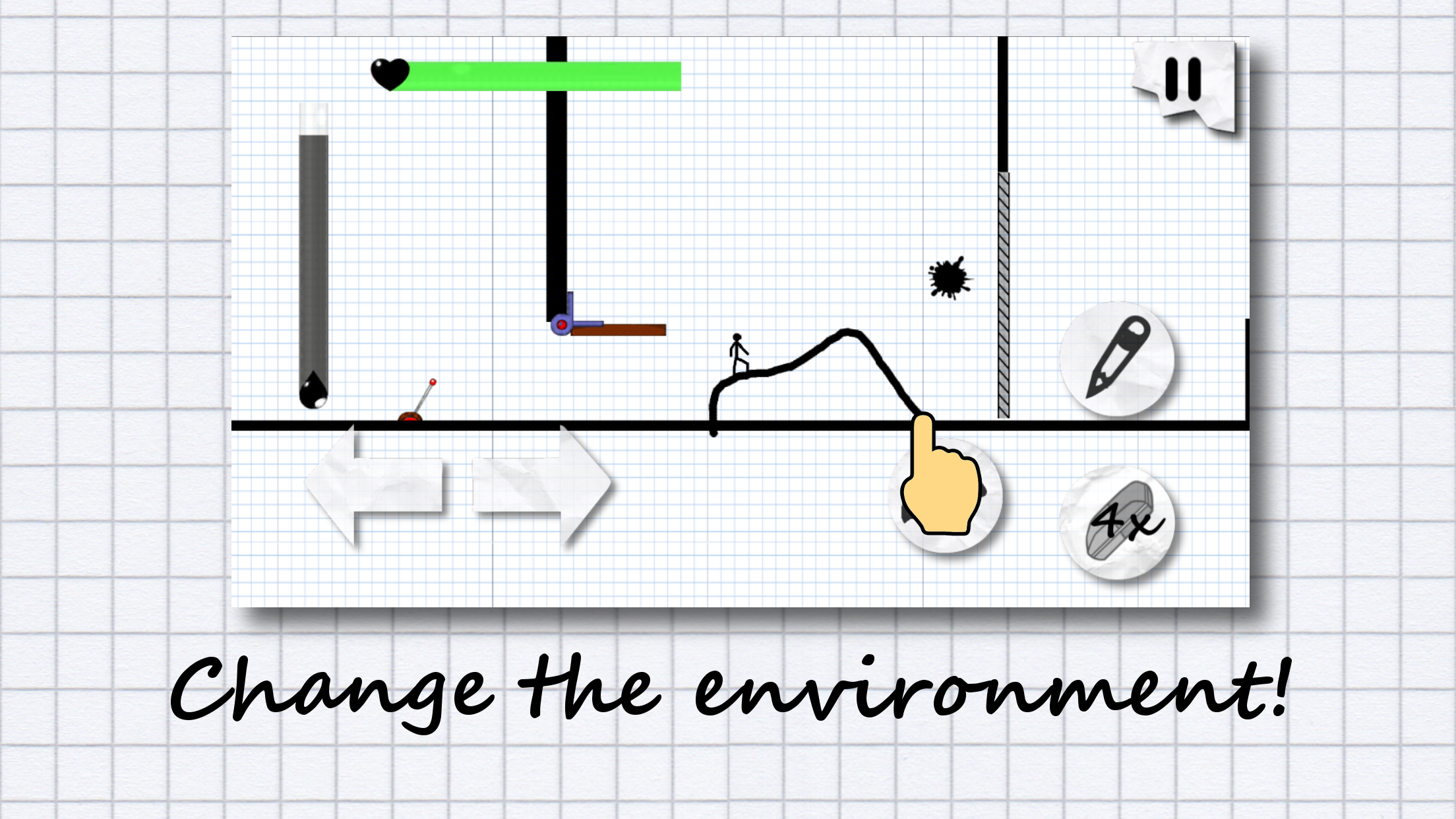 Adventures of Stickman Game Screenshot
