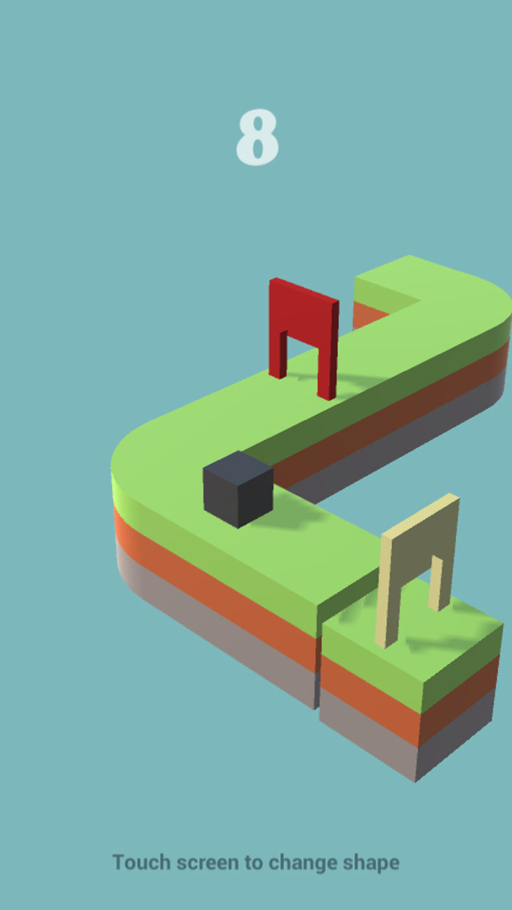 Captura de Tela do Jogo 立方穿越