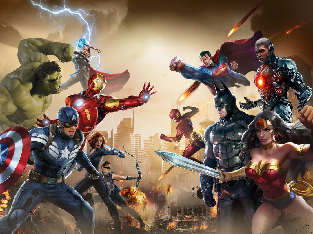 全面戰火：超級英雄陣營對決MMOSLG遊戲截圖