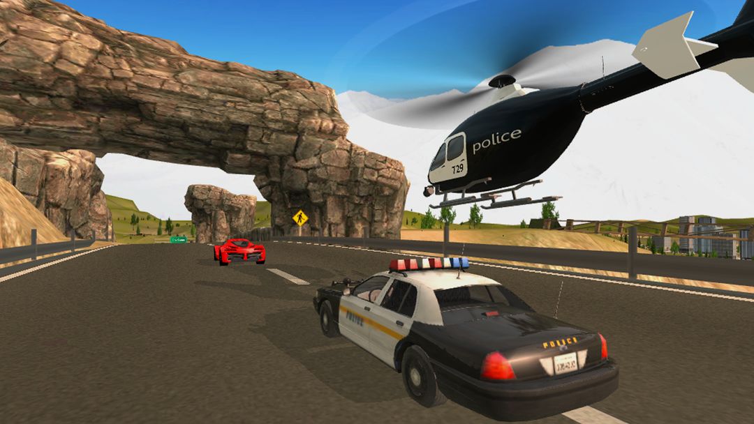 Screenshot of Police Helicopter Flying Simulator
