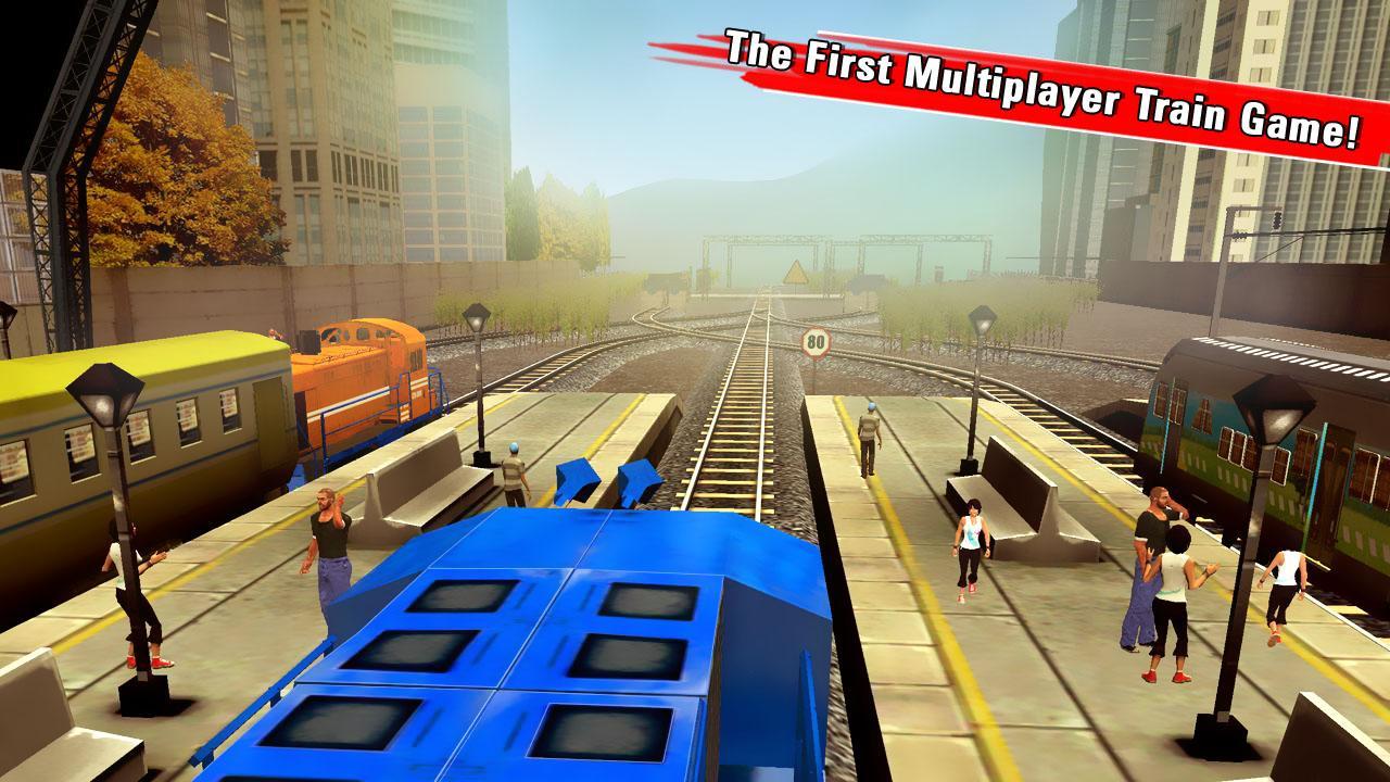 Train Racing Games 3D 2 Player Game Screenshot