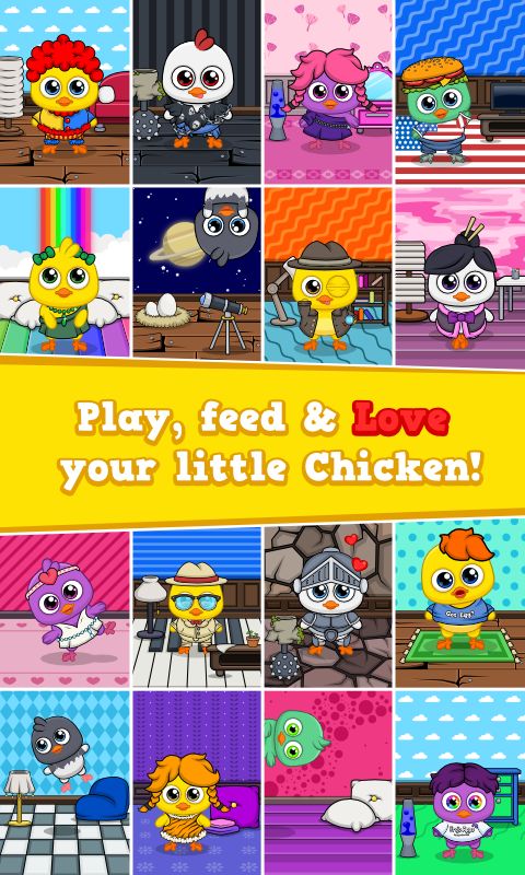 My Chicken - Virtual Pet Game 게임 스크린 샷