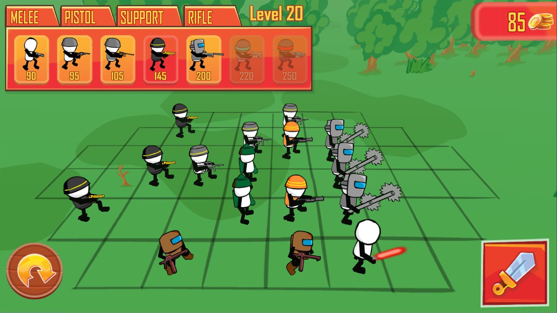Stickman Gun Battle Simulator Game Screenshot