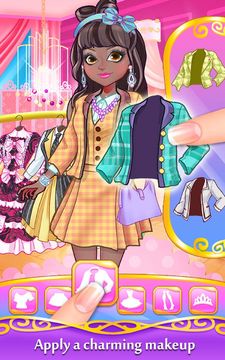 Cuplikan Layar Game Princess High School Life