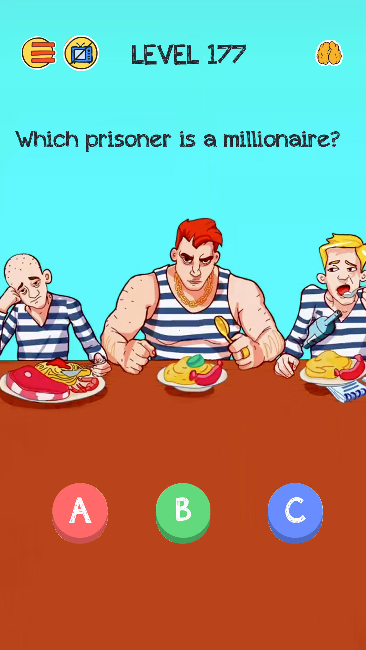 Brain Who? Tricky Riddle Tests Game Screenshot