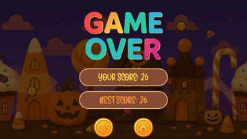 Halloween Candy Ghost Game Screenshot