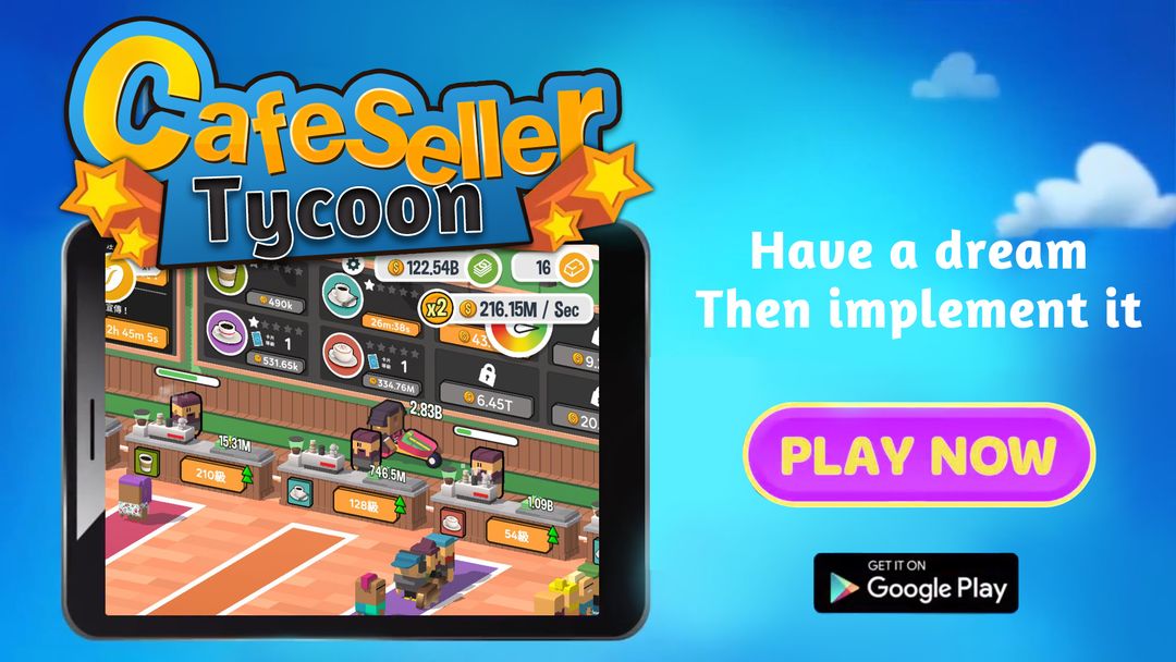 Screenshot of Cafe Seller Tycoon