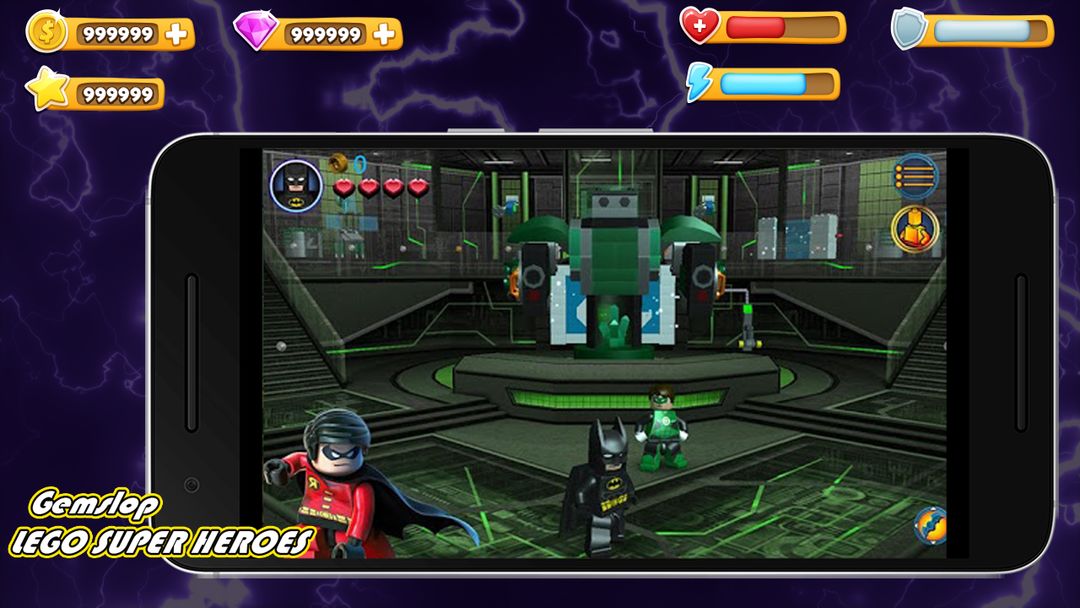 Gemslop LEGO Super-Bat Battle ภาพหน้าจอเกม