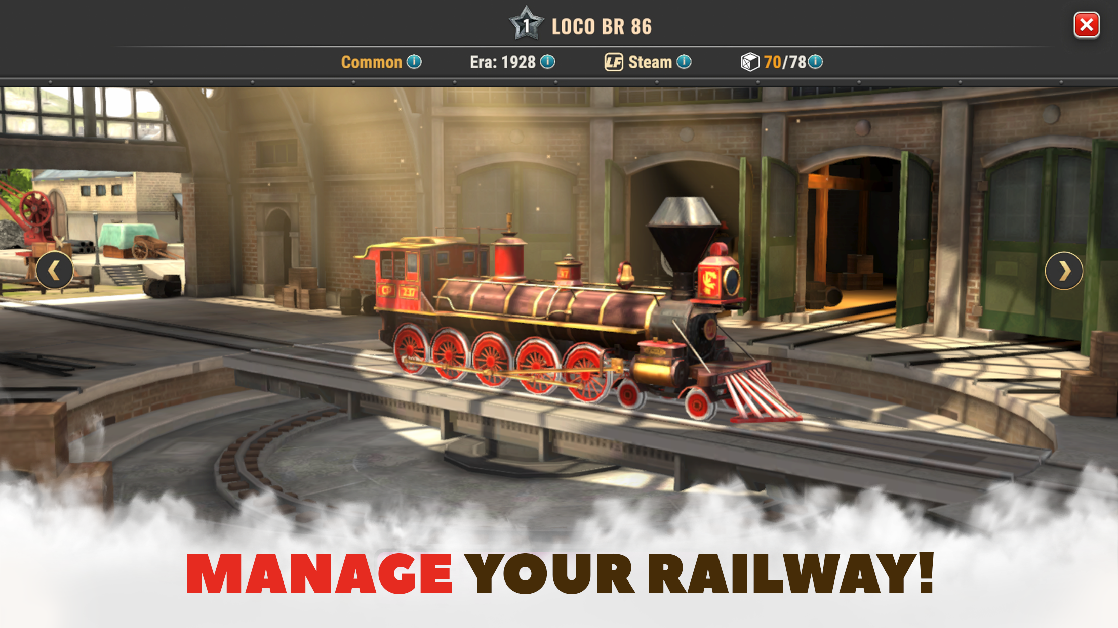Train King Tycoon: Rail Empire Game Screenshot
