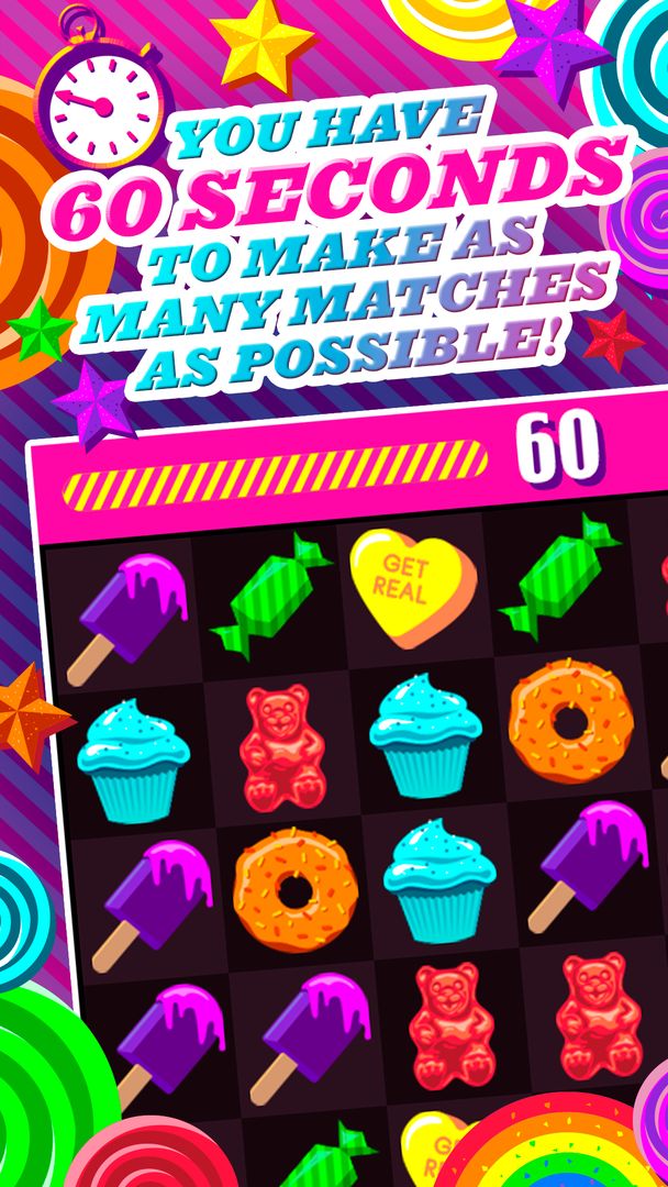 Sugar Shock - One Minute Match Mayhem screenshot game