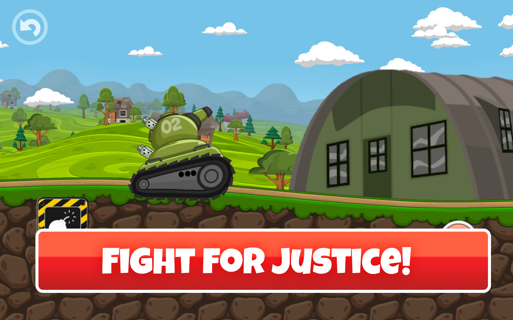 Mini Tanks World War Hero Race Game Screenshot