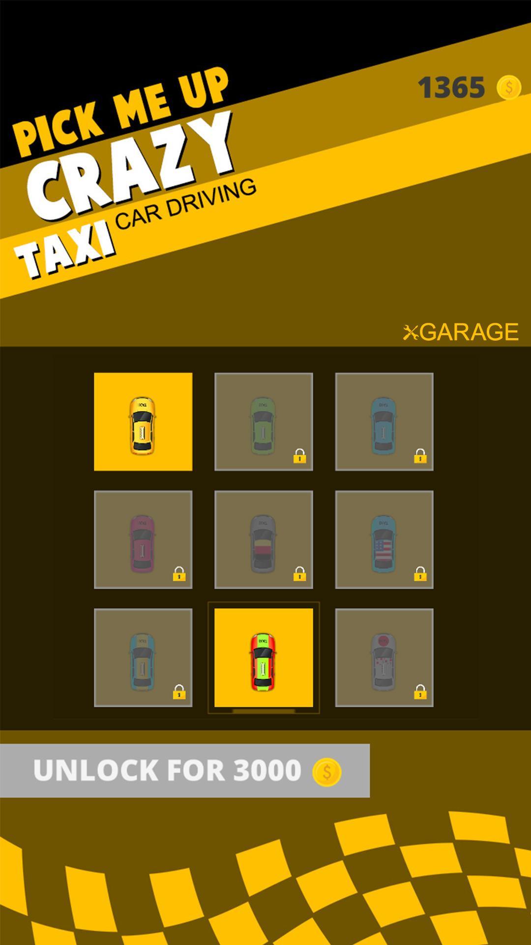 Screenshot 1 of Pick Me Crazy Taxi Driving：2019 年離線汽車遊戲 1.0