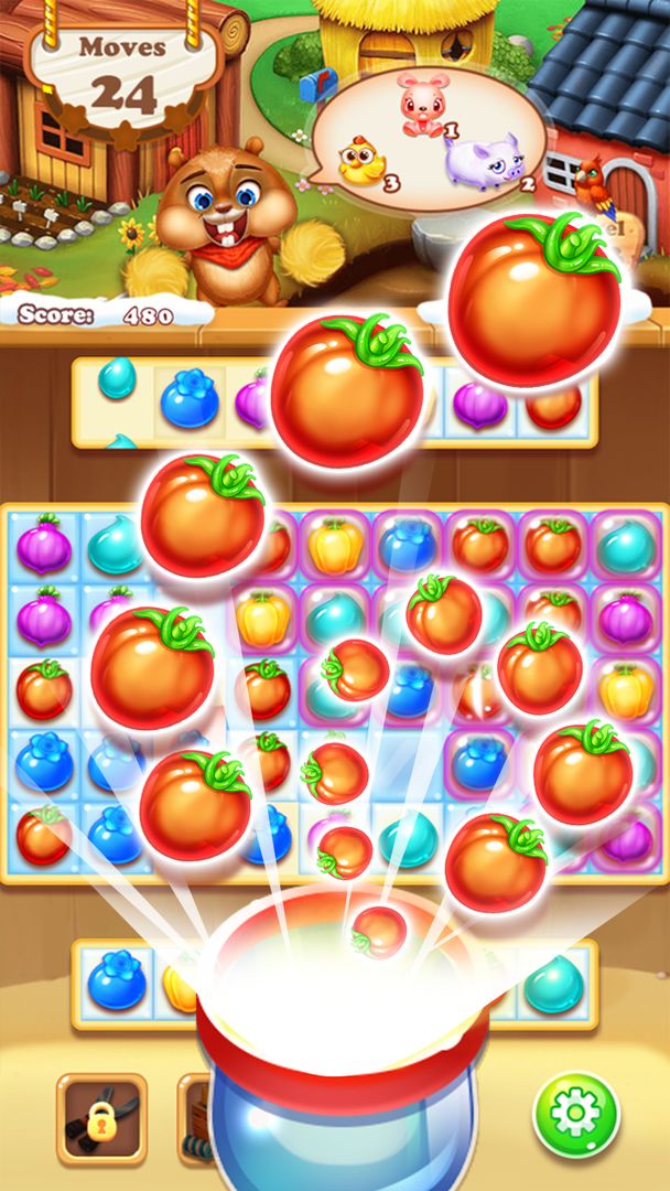 Screenshot of Farm Harvest® 3- Match 3 Game
