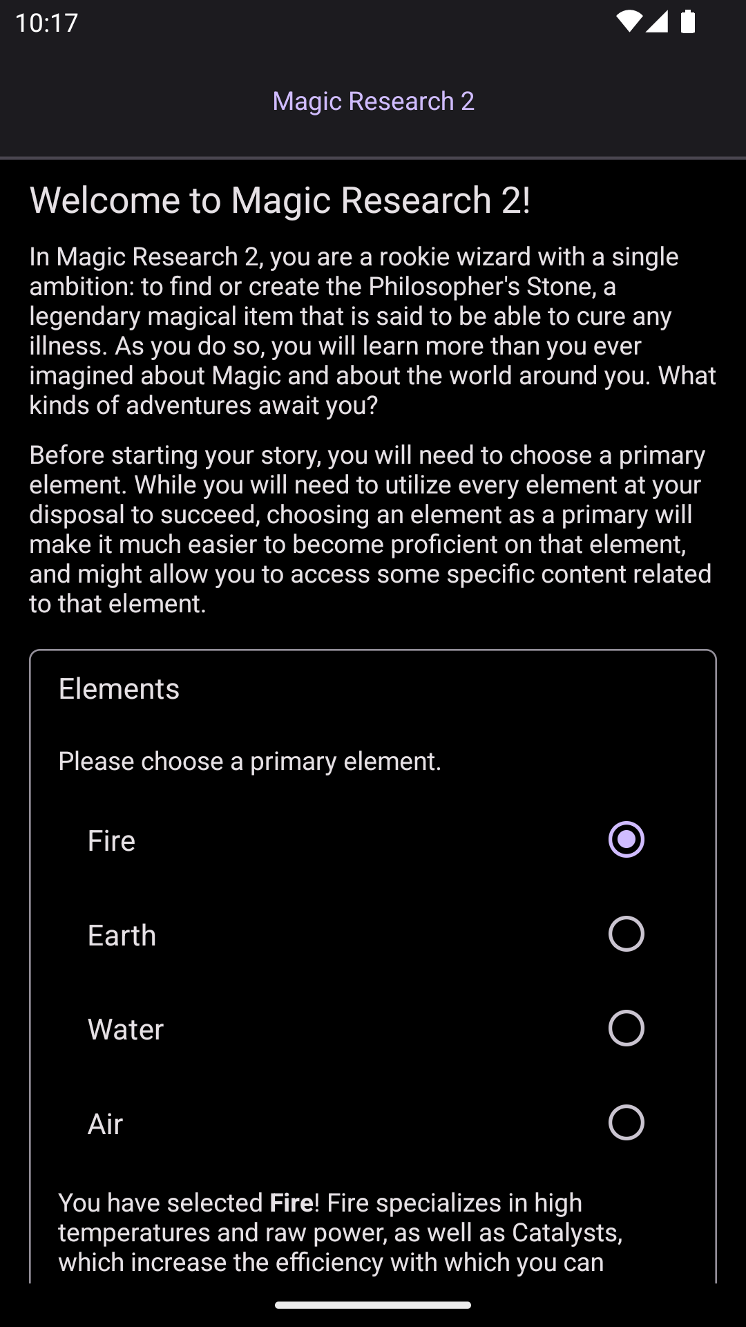 Screenshot of Magic Research 2