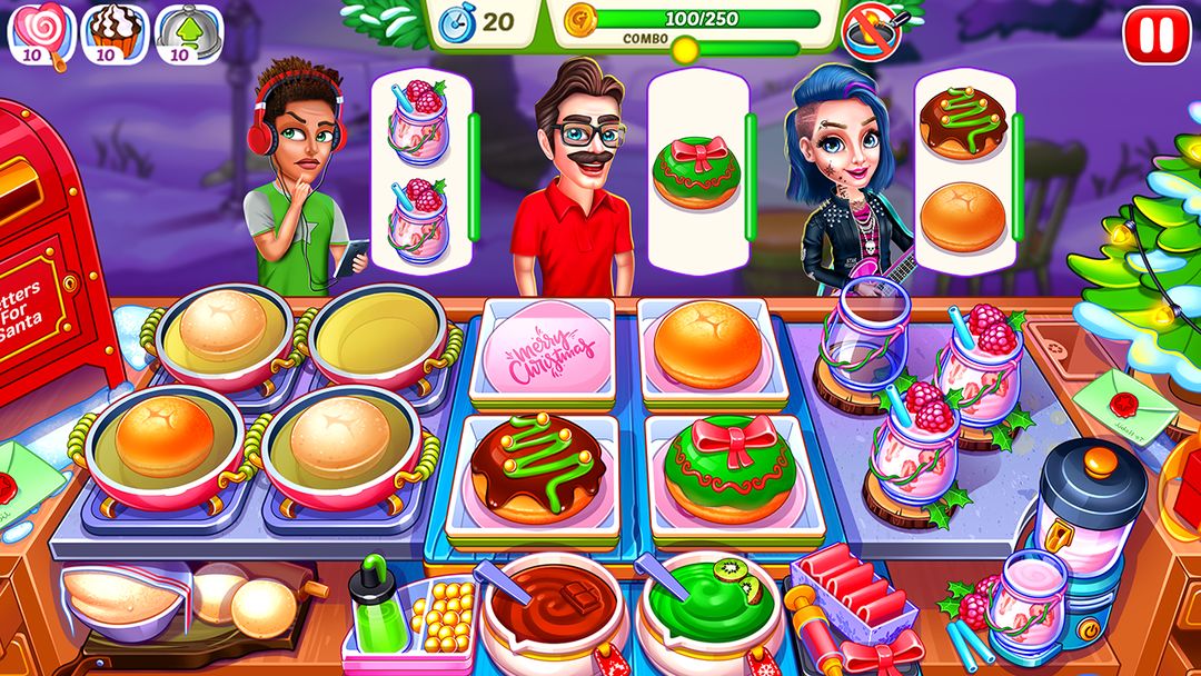 Screenshot of Christmas Fever Cooking Games