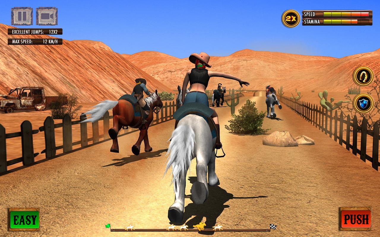 Texas Wild Horse Race 3D ภาพหน้าจอเกม