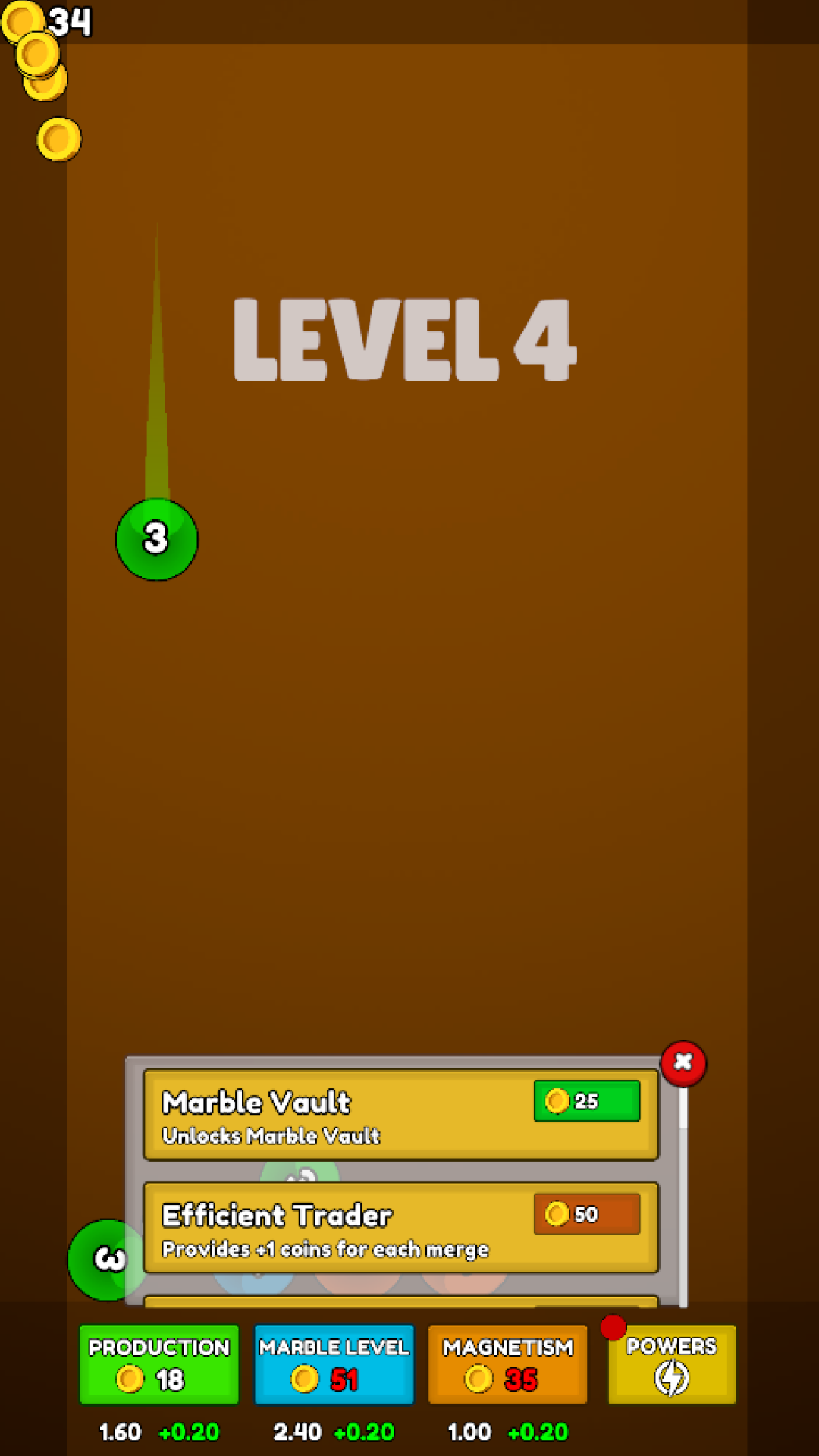 Magic Marbles! Game Screenshot