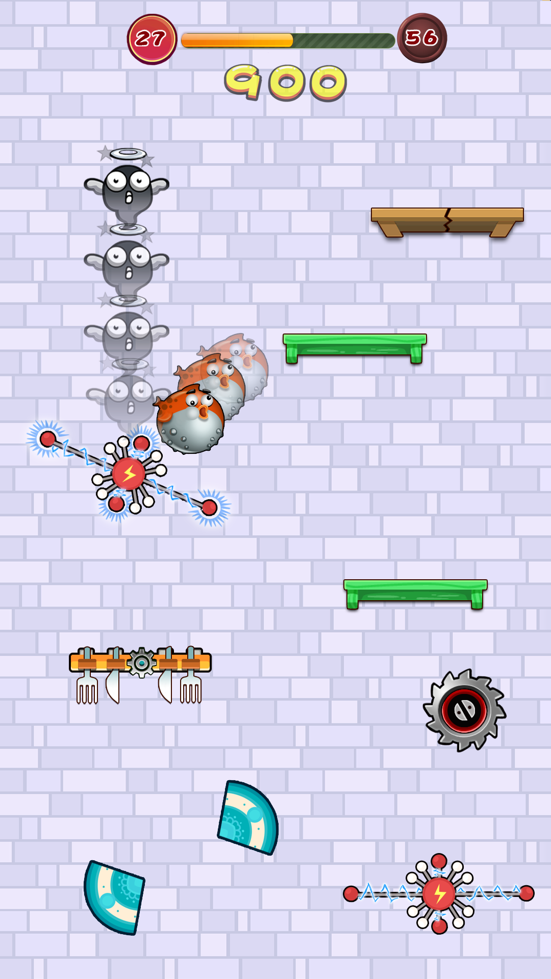 Fish Down – Jump and Fall & Bounce to the Pool Game Screenshot