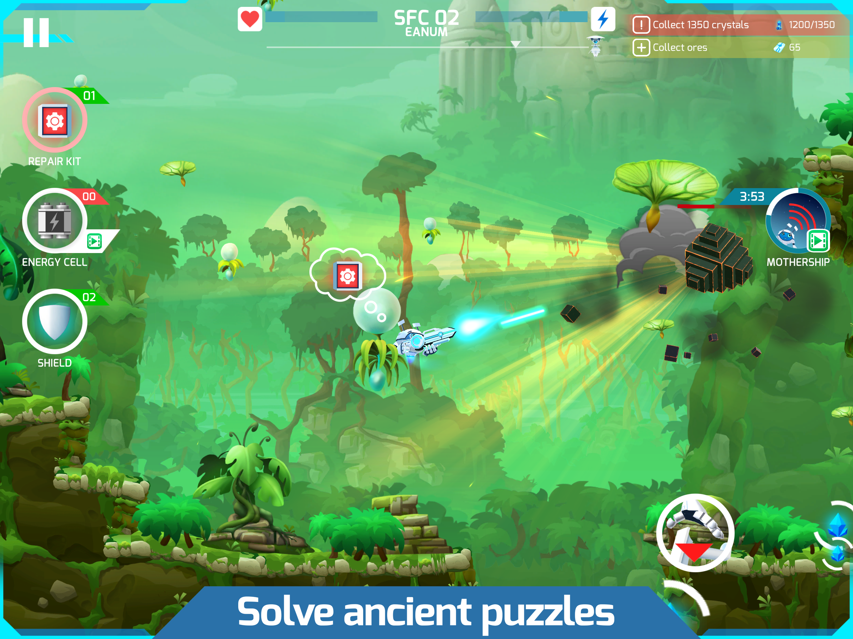 Mike the Planet Miner Game Screenshot