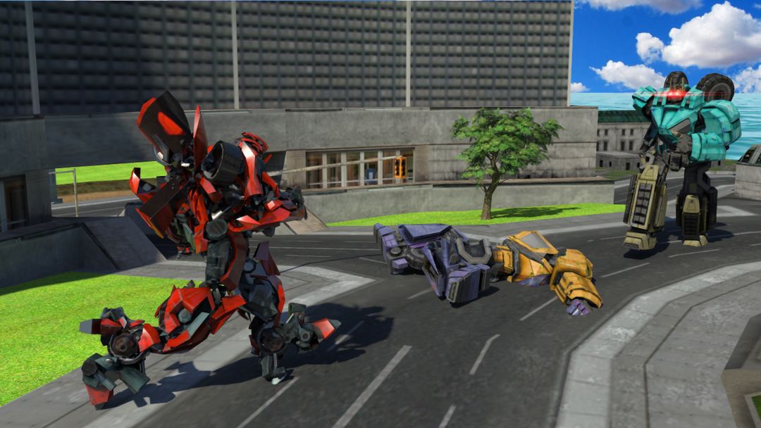 Screenshot of Futuristic Robot Battle