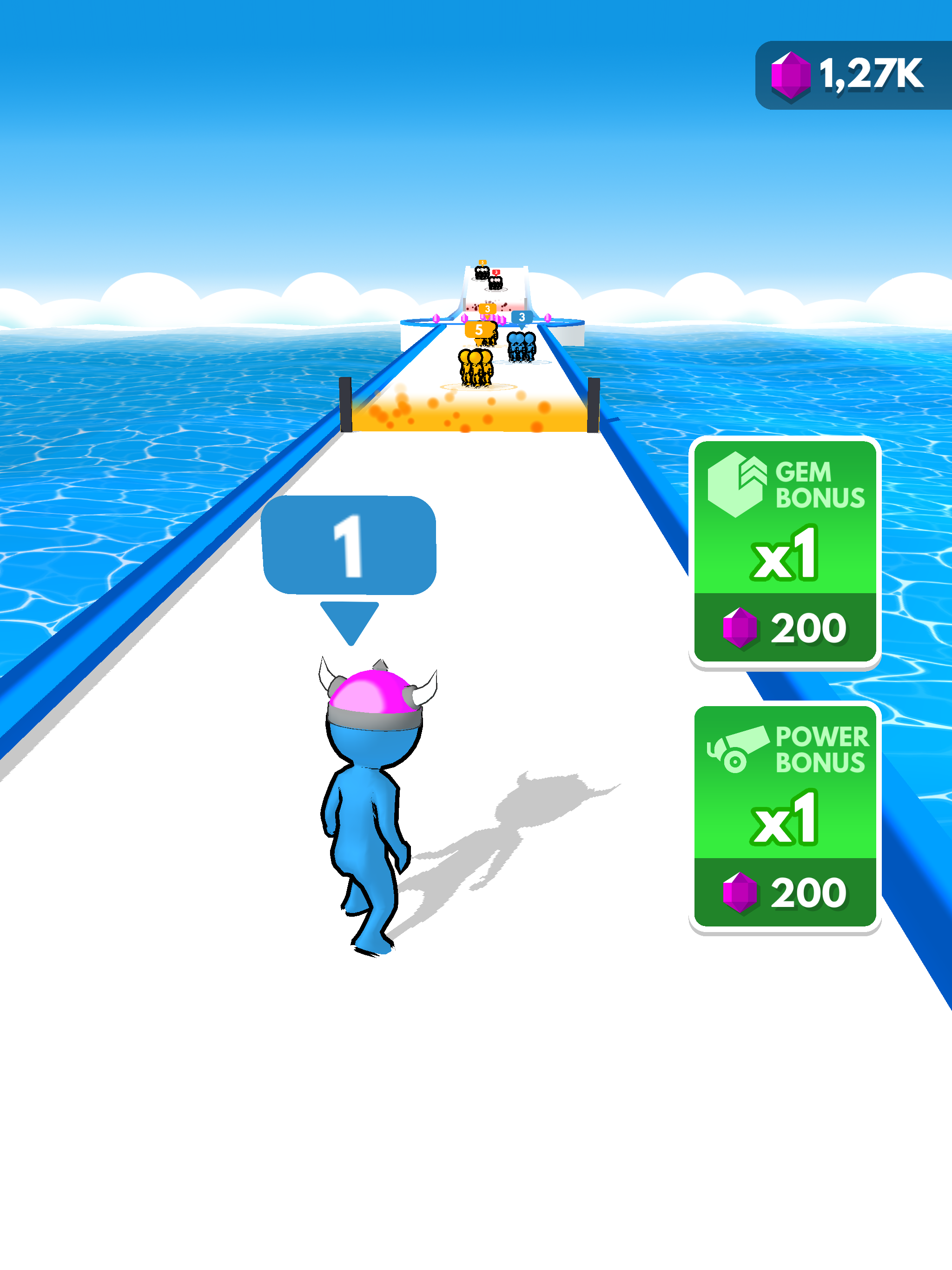 Crowd Battle 3D Game Screenshot