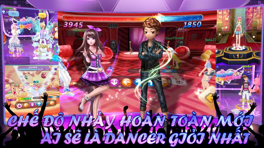 Screenshot of Super Dancer VN