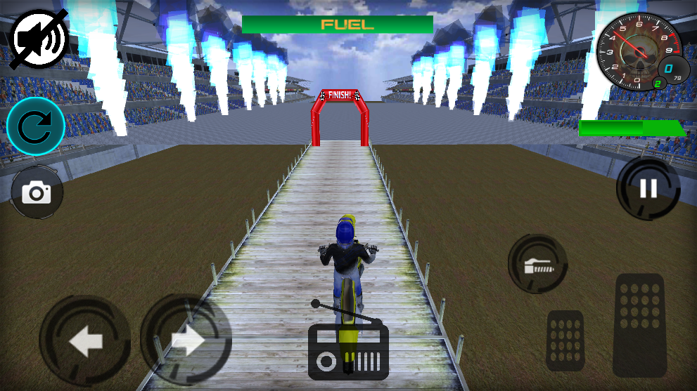 Bike Stunt Simulation 3D Game Screenshot