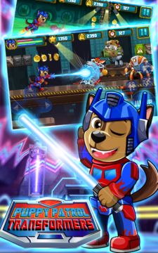 Puppy Patrol Transformers Game Screenshot