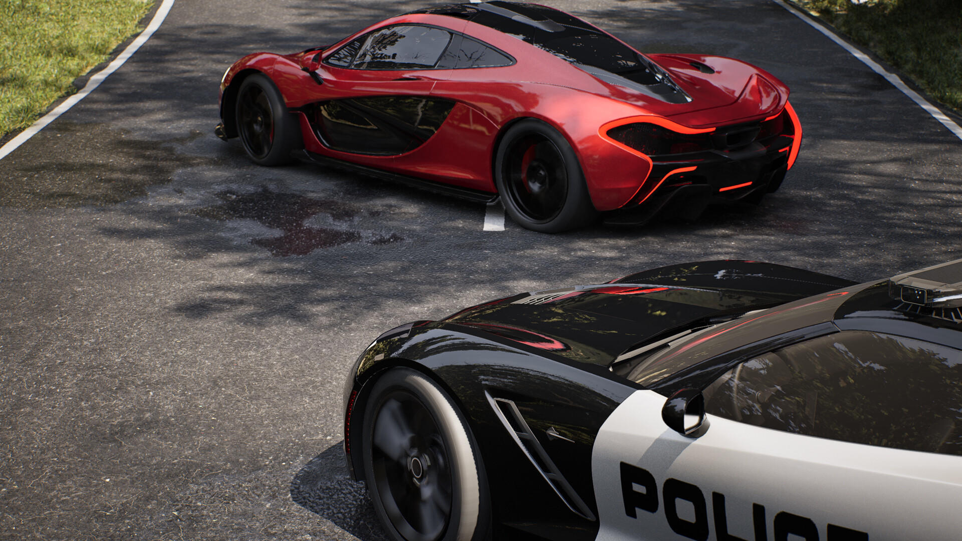 Screenshot of The Police Interceptors Simulator: War Against Racers