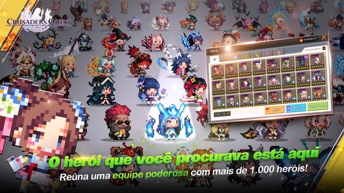 Captura de Tela do Jogo Crusaders Quest