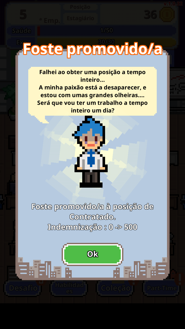 Captura de Tela do Jogo Não Sejas Despedido!