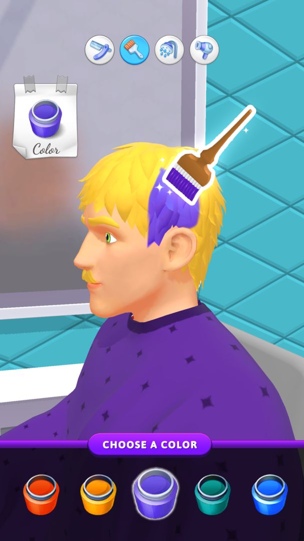 Screenshot of Hair Tattoo: Barber Shop Game