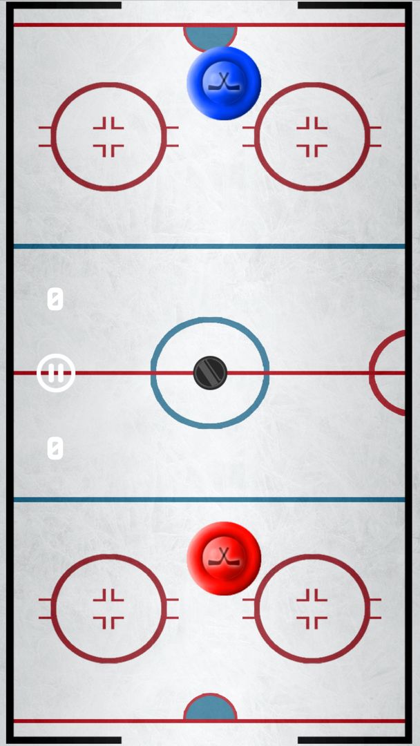 Screenshot of Air Hockey 2 player game 2024
