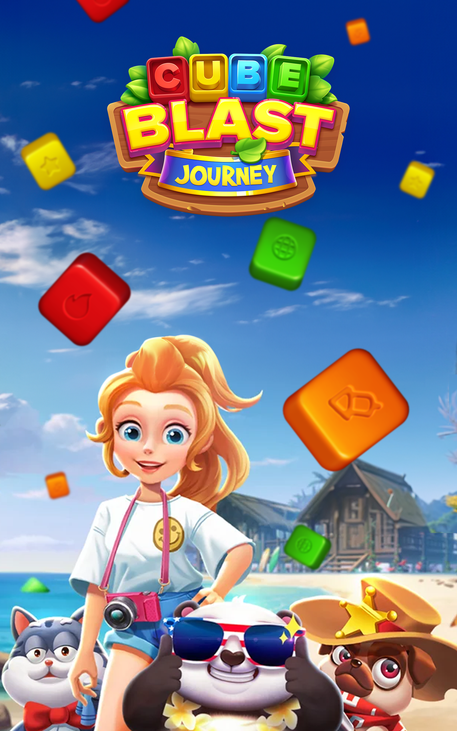 Cube Blast Journey: Toon & Toy Game Screenshot