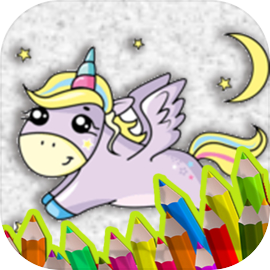 Meninas do jogo de colorir unicórnio versão móvel andróide iOS apk baixar  gratuitamente-TapTap