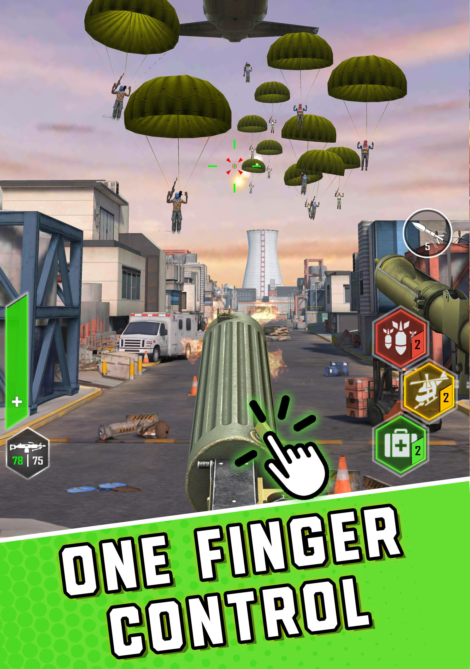Screenshot of Sky Defense: War Duty