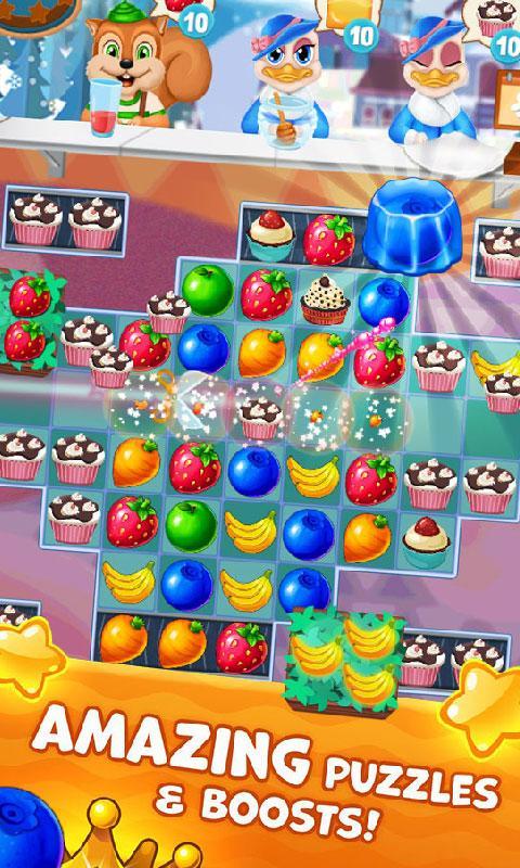 Jelly Juice - Match 3 Games & Free Puzzle Game ภาพหน้าจอเกม