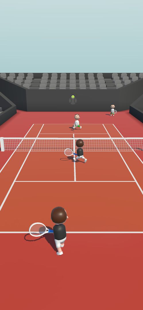 Screenshot of Twin Tennis