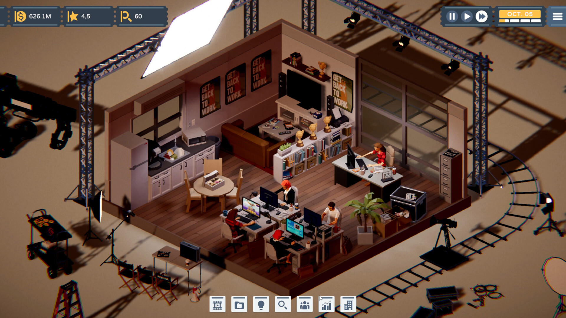 The Executive - A Movie Industry Tycoon screenshot game
