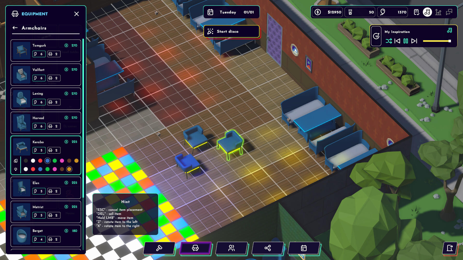 Screenshot of Disco Simulator: Prologue
