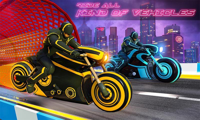 Cuplikan Layar Game Xtreme Car Stunt Race Car Game