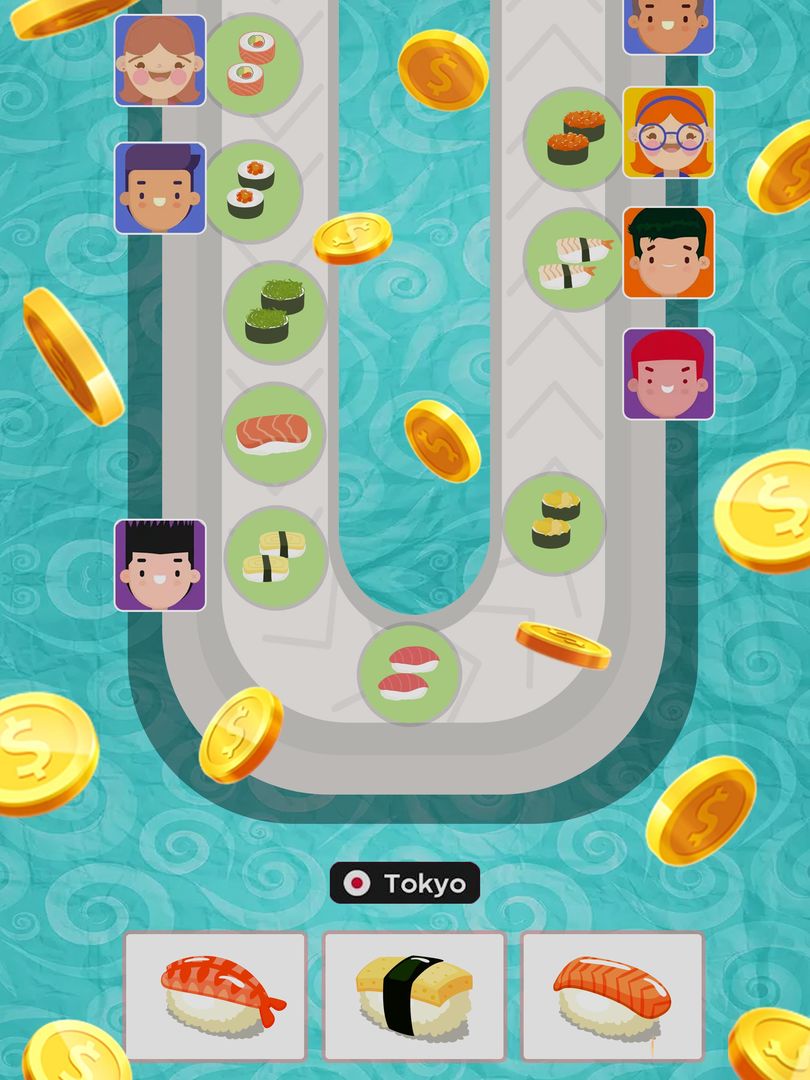 Sushi Tycoon -  Idle Cooking Game遊戲截圖