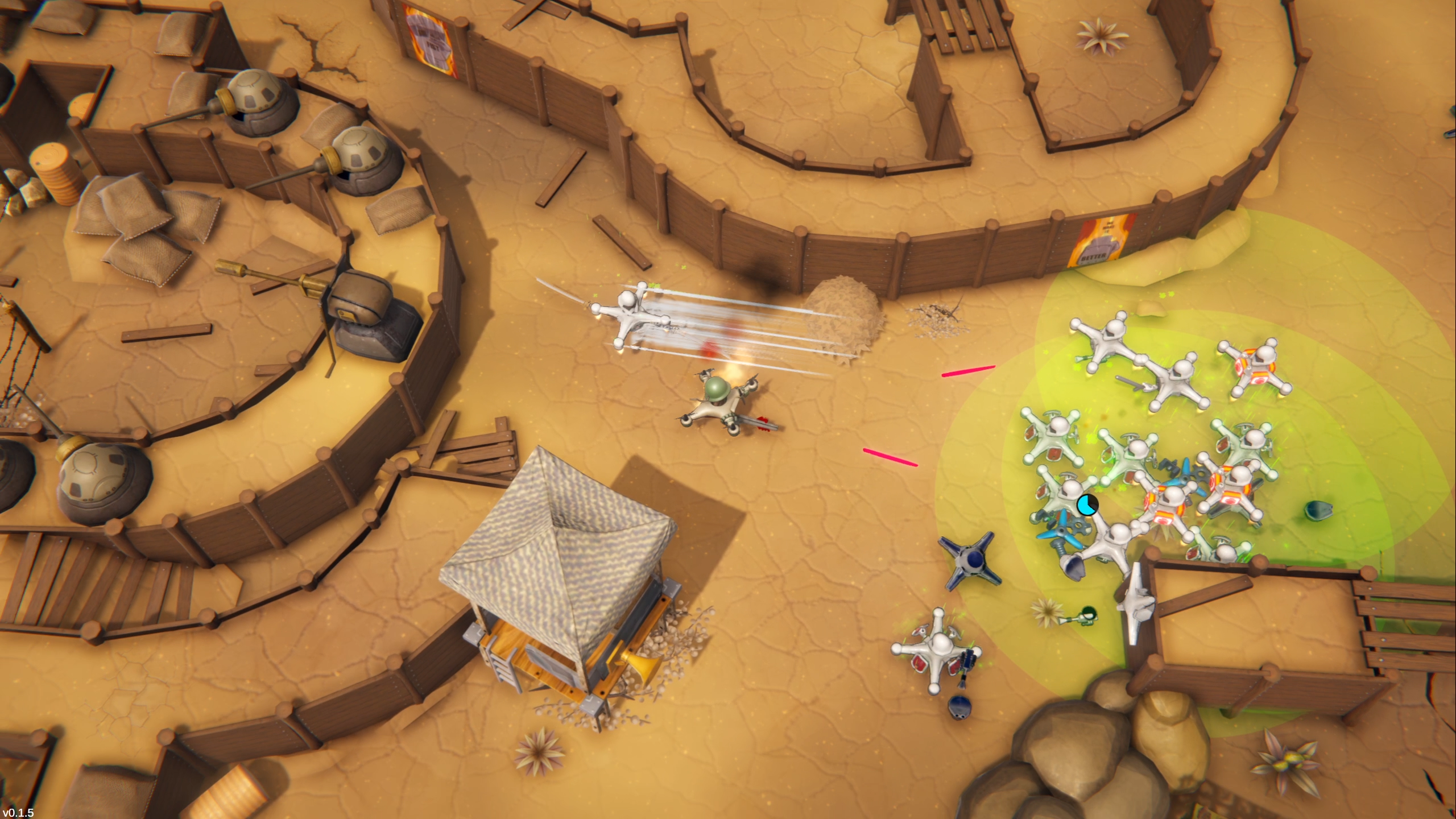 Battle Drones: RRR screenshot game