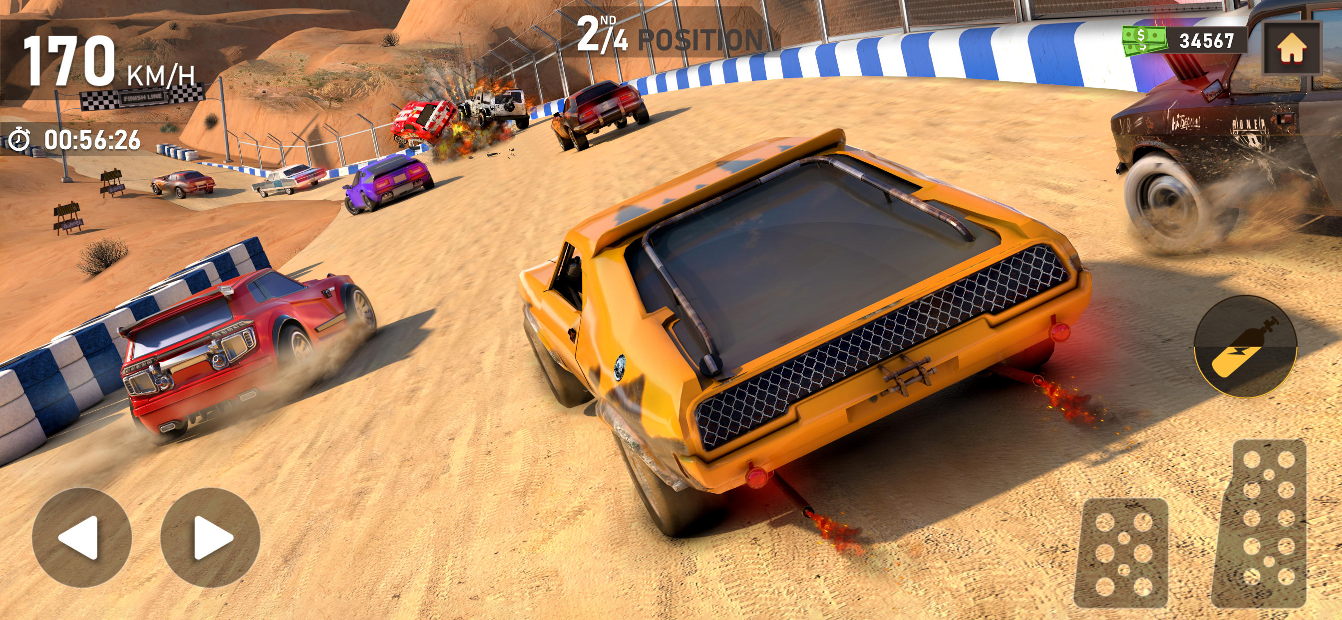 Screenshot 1 of Dirt Track Racing ကားဂိမ်းများ 1.0.6