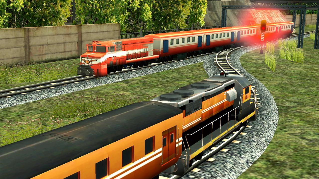 Train Racing Games 3D 2 Player Game Screenshot