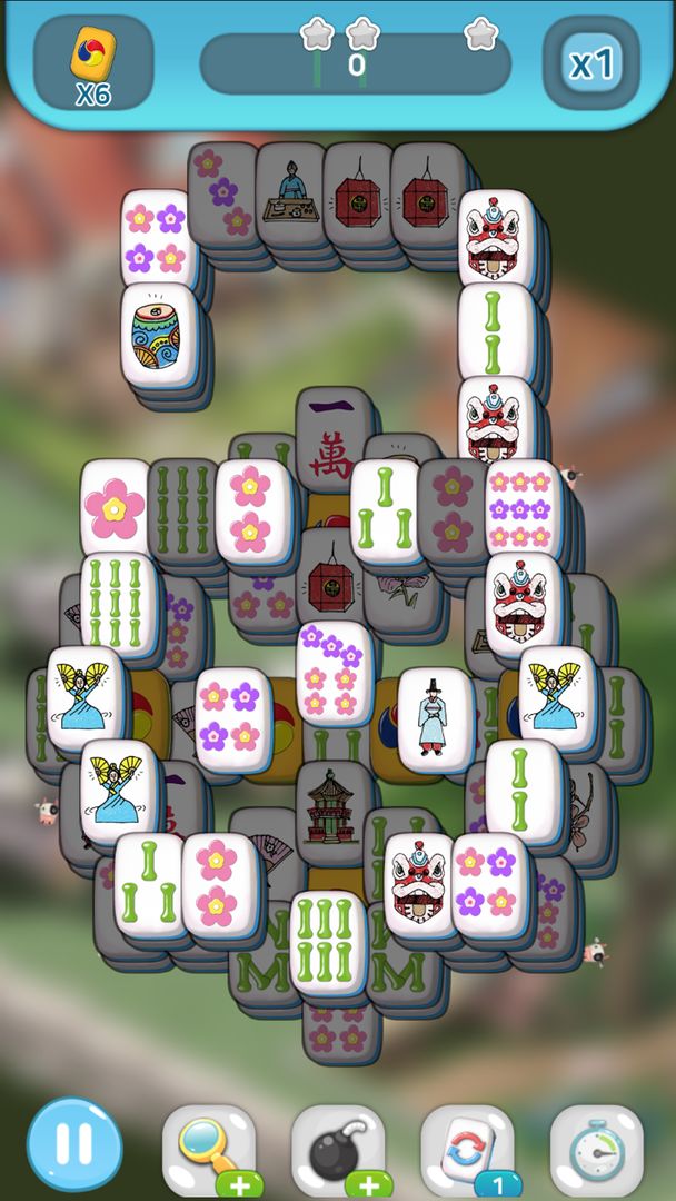 마작 마을여행 - 마작게임무료 마작퍼즐 퍼즐게임 게임 스크린 샷